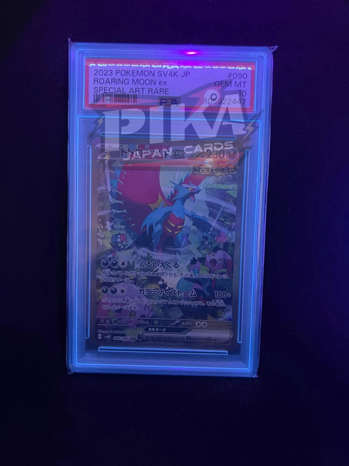 Pokémon card PSA 10 Roaring Moon ex SV4K 090/066 Ancient Roar JAP