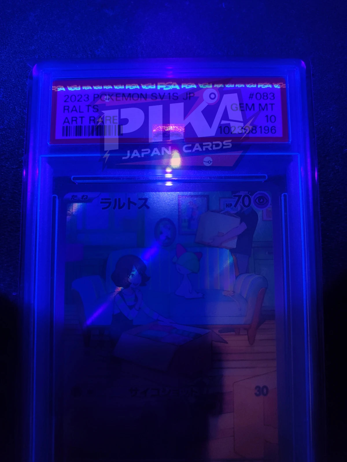 Pokémon card PSA 10 Ralts 083/078 Sv1s Scarlet Ex JAP