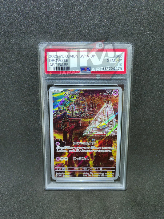 Pokémon card PSA 10 Drowzee AR 086/078 SV1v Scarlet Violet JAP