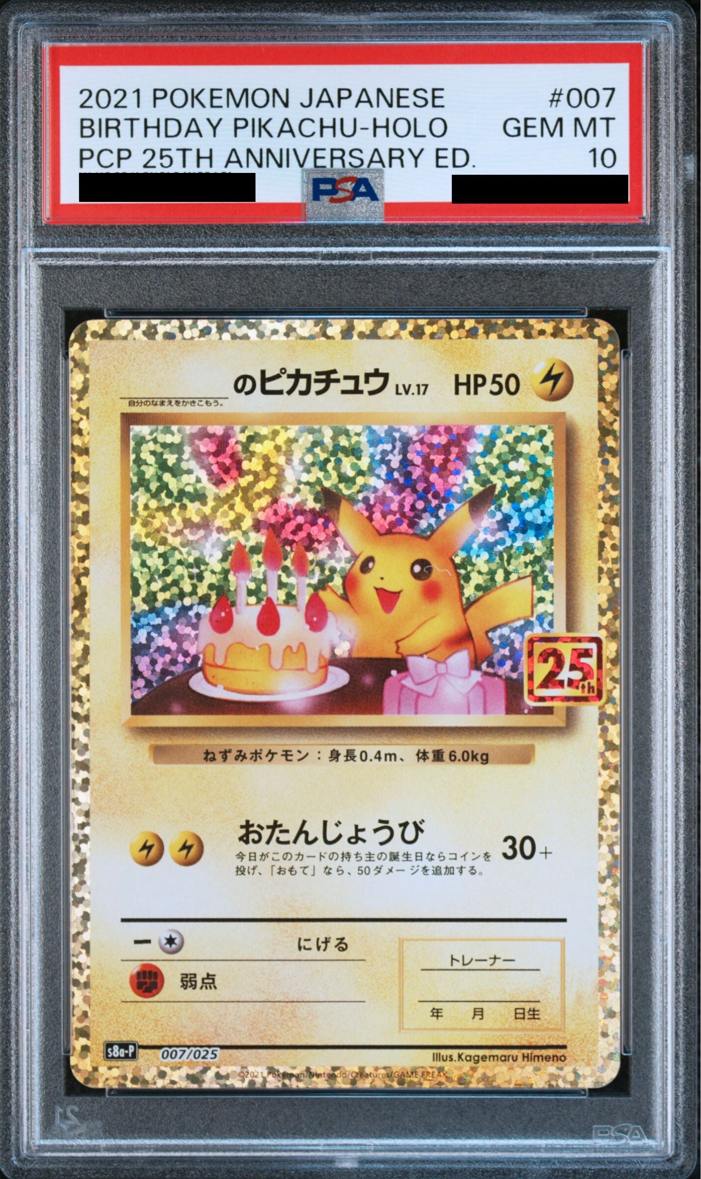 Birthday Pikachu 7/25