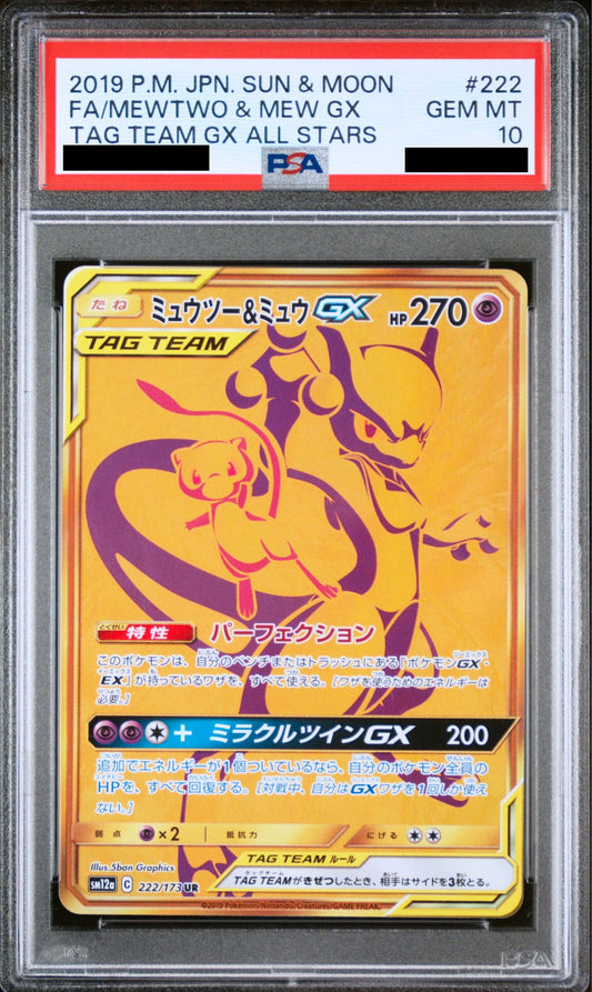 Mewtwo & Mew GX UR 222/173