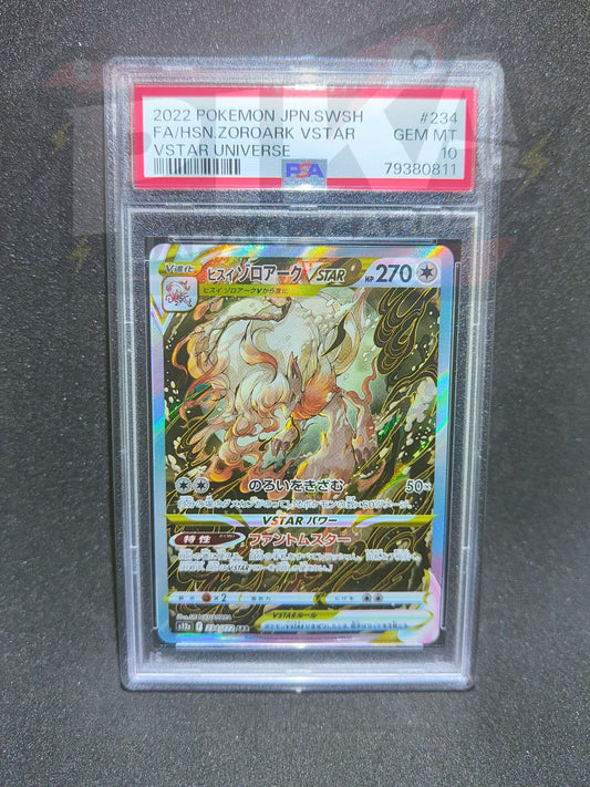 PSA 10 Hisuian Zoroark VSTAR 234/172 s12a VSTAR Universe JAP