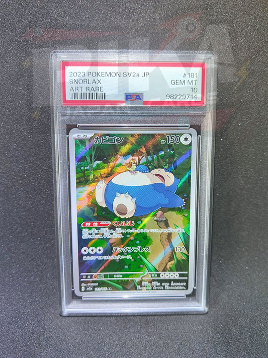 PSA 10 Snorlax 181/165 sv2a 151 JAP